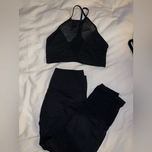 Fabletics all black matching set